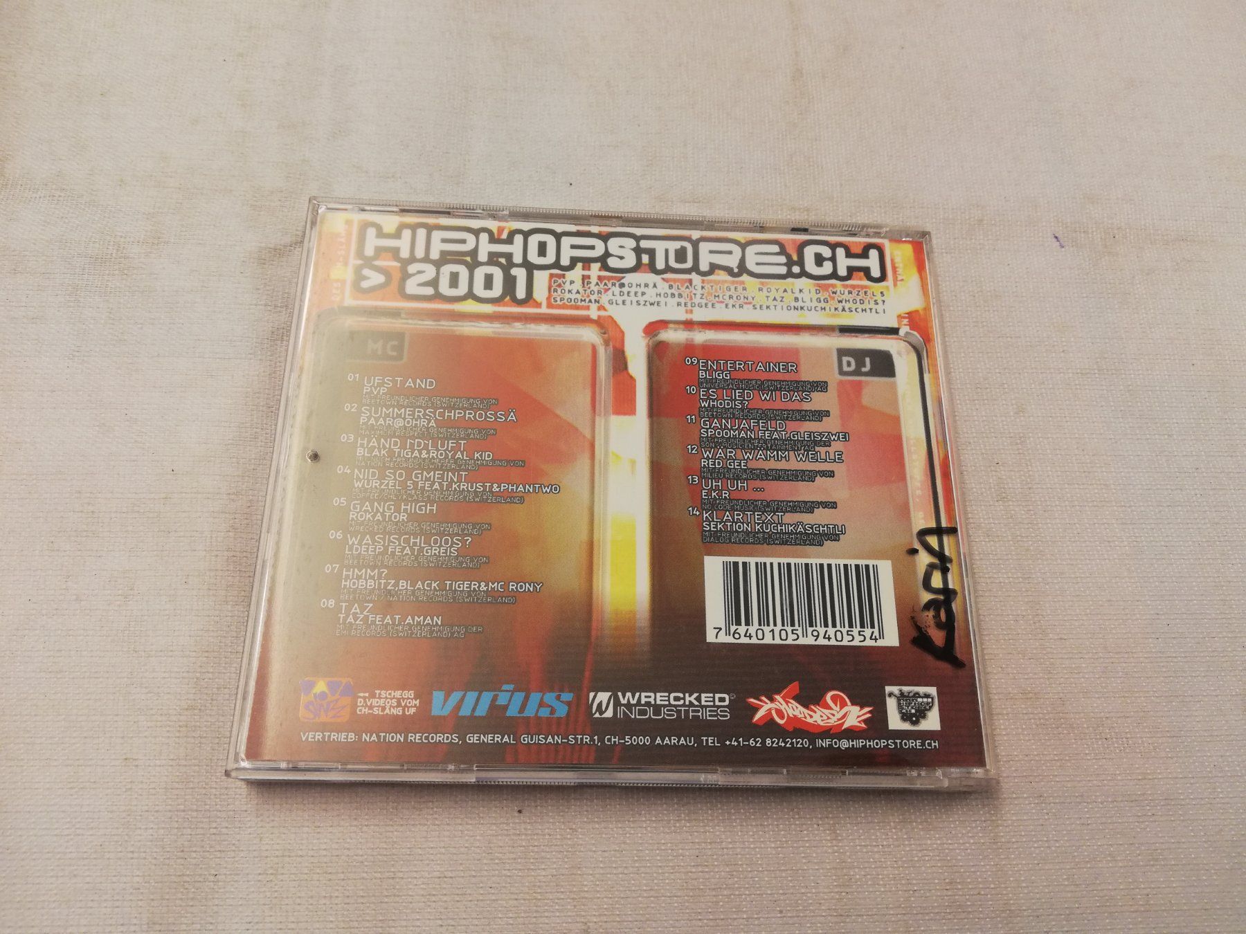 CDs: HIPHOPSTORE.CH - 2001 – D'occasion à Bern par Vinylsound.ch 1