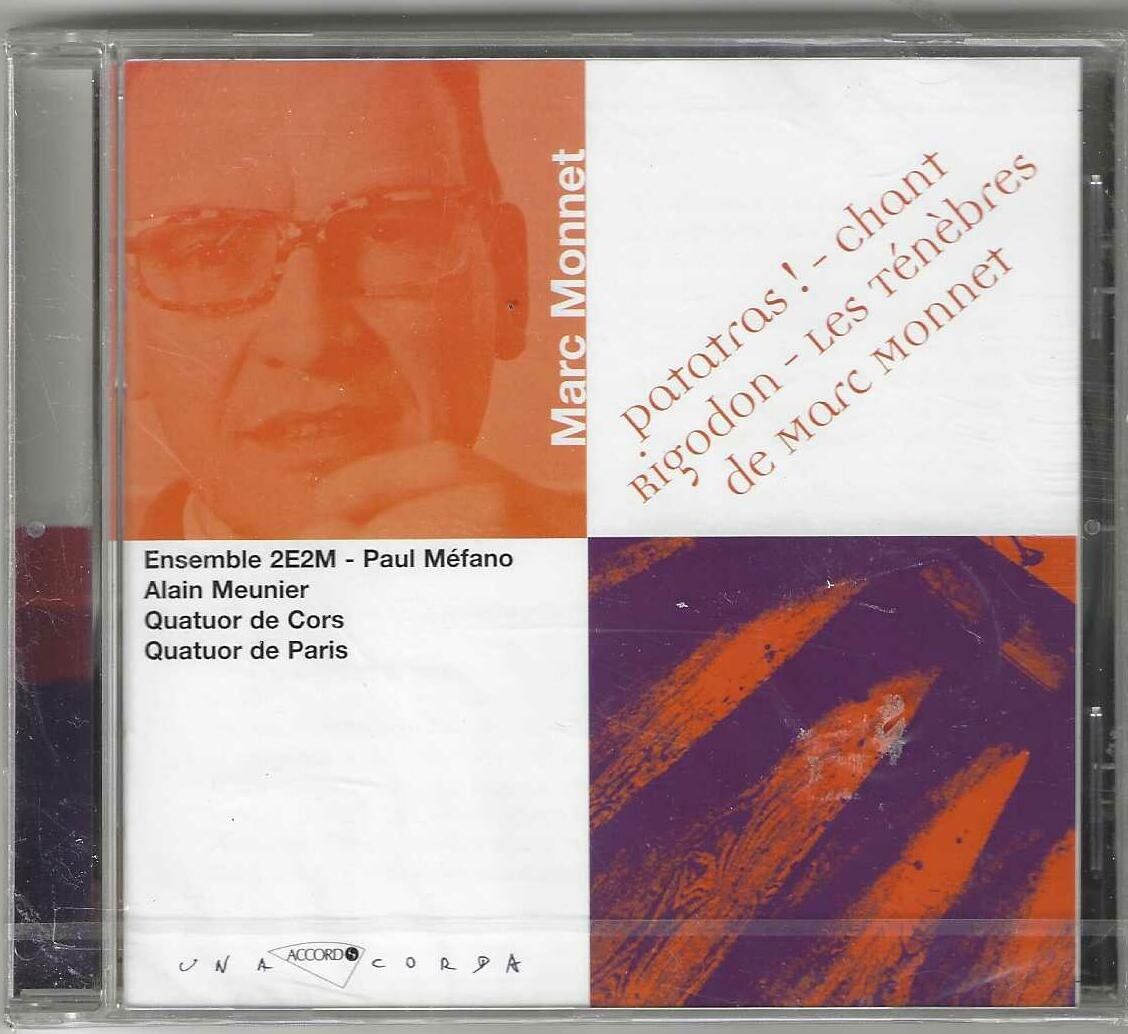 CD: Marc Monnet : Ensemble 2E2M - Paul Méfano - Neue – Nuovo e nell'imballaggio originale da Genève venduto da CDLPBookS