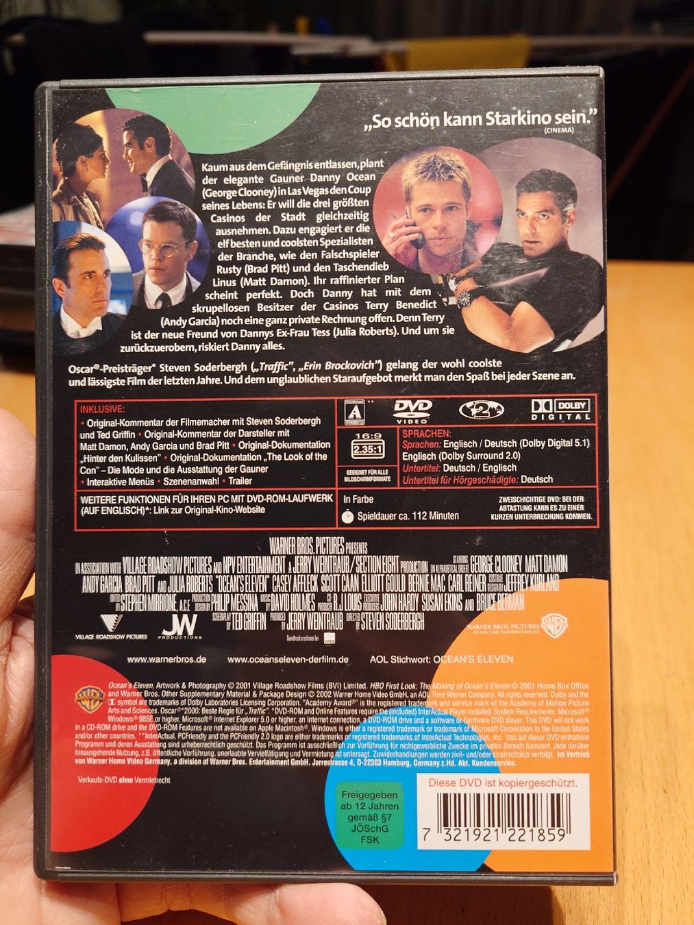 Tutti i DVDs: DVD Ocean's Eleven – Usato da Kirchberg BE venduto da Myford 1