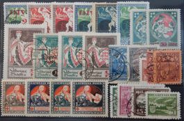 Lettland Lot mit alten Werten VIII