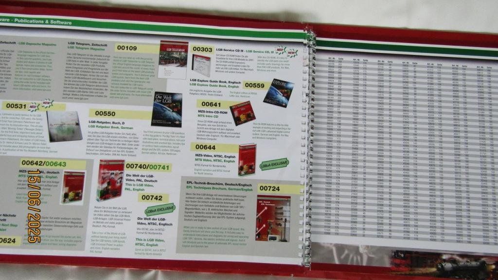 LGB Modellini di ferrovie: LGB - Katalog - 2003 - 1. Auflage - Grossformat – Usato da Widen venduto da LokiStar 4