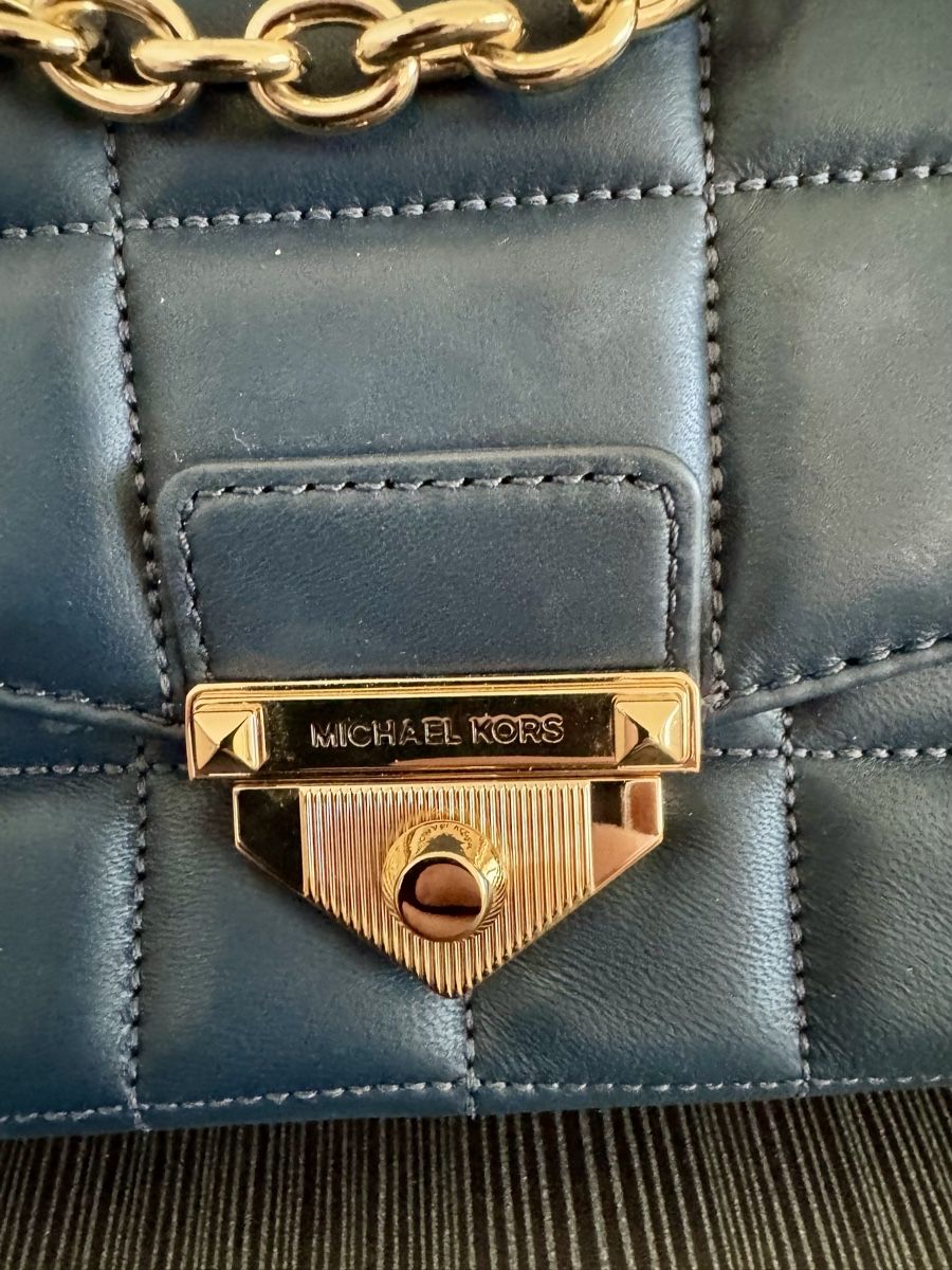 Michael Kors Borse da donna: Lammleder Damentasche von Michael Kors in Dunkelblau – Nuovo (secondo la descrizione) da Spreitenbach venduto da TheStyleAtelier 2