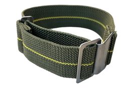 Parachute watch Strap stretch Armband 22 mm oliv 9146