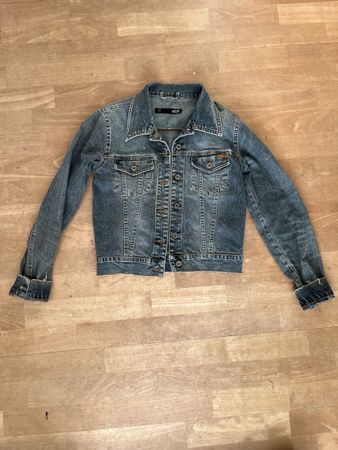 hochwertige Jeansjacke XS blau
