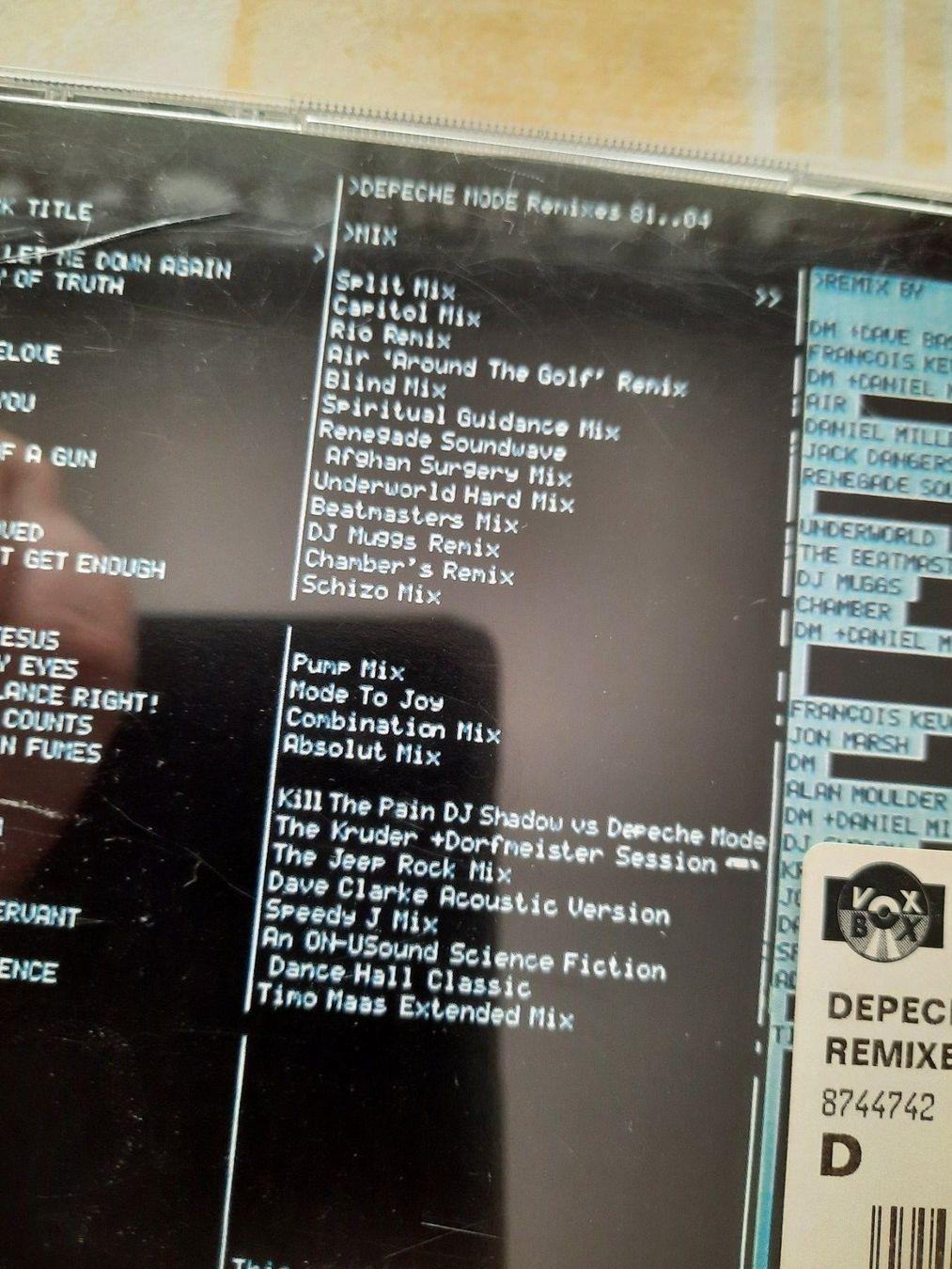 CD: Cd Depeche Mode Remixes 81 - 04 – Usato da Pully venduto da bro_n52j 3