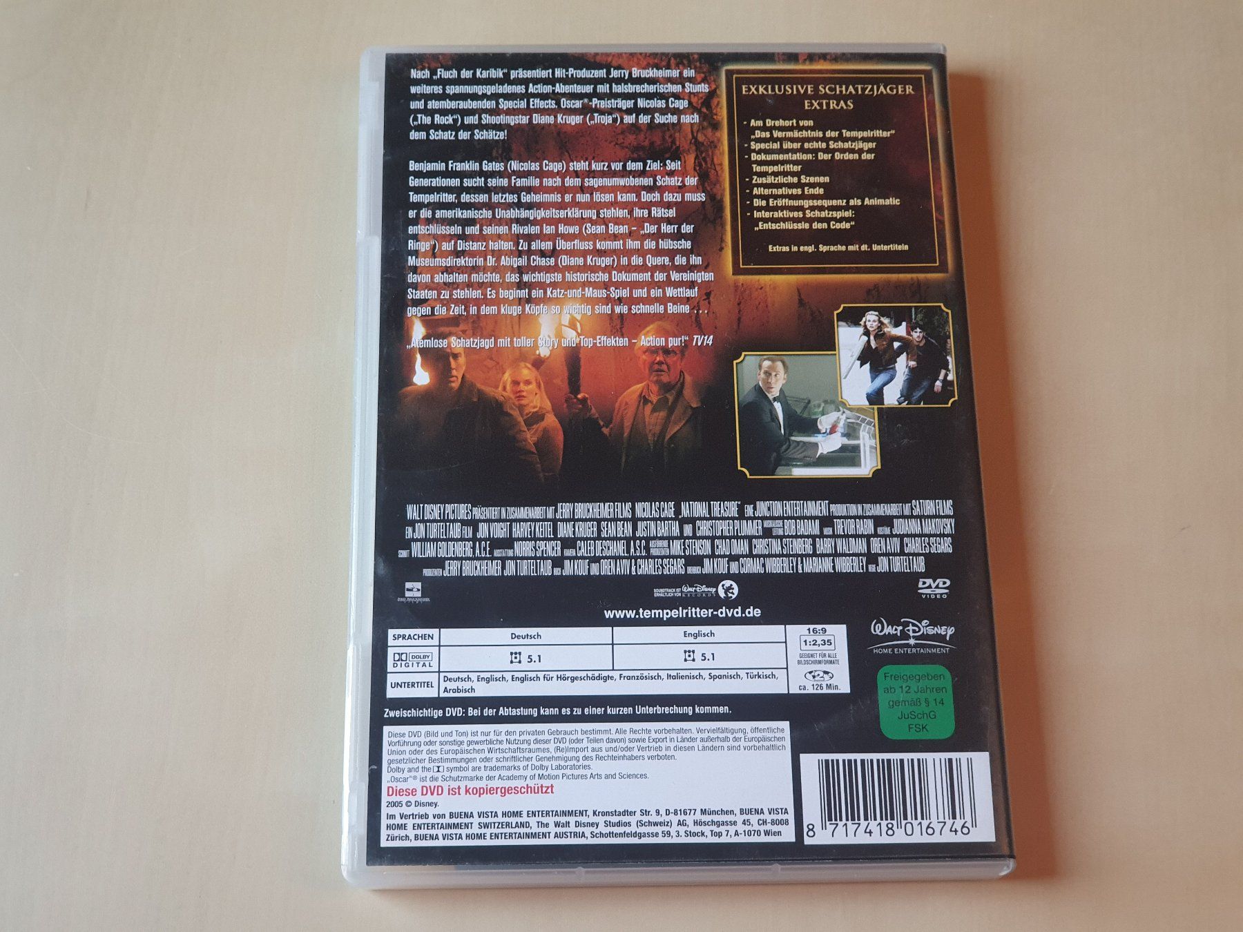 Tutti i DVDs: Das Vermächtnis der Tempelritter – Usato da Stansstad venduto da collectorsshop 1