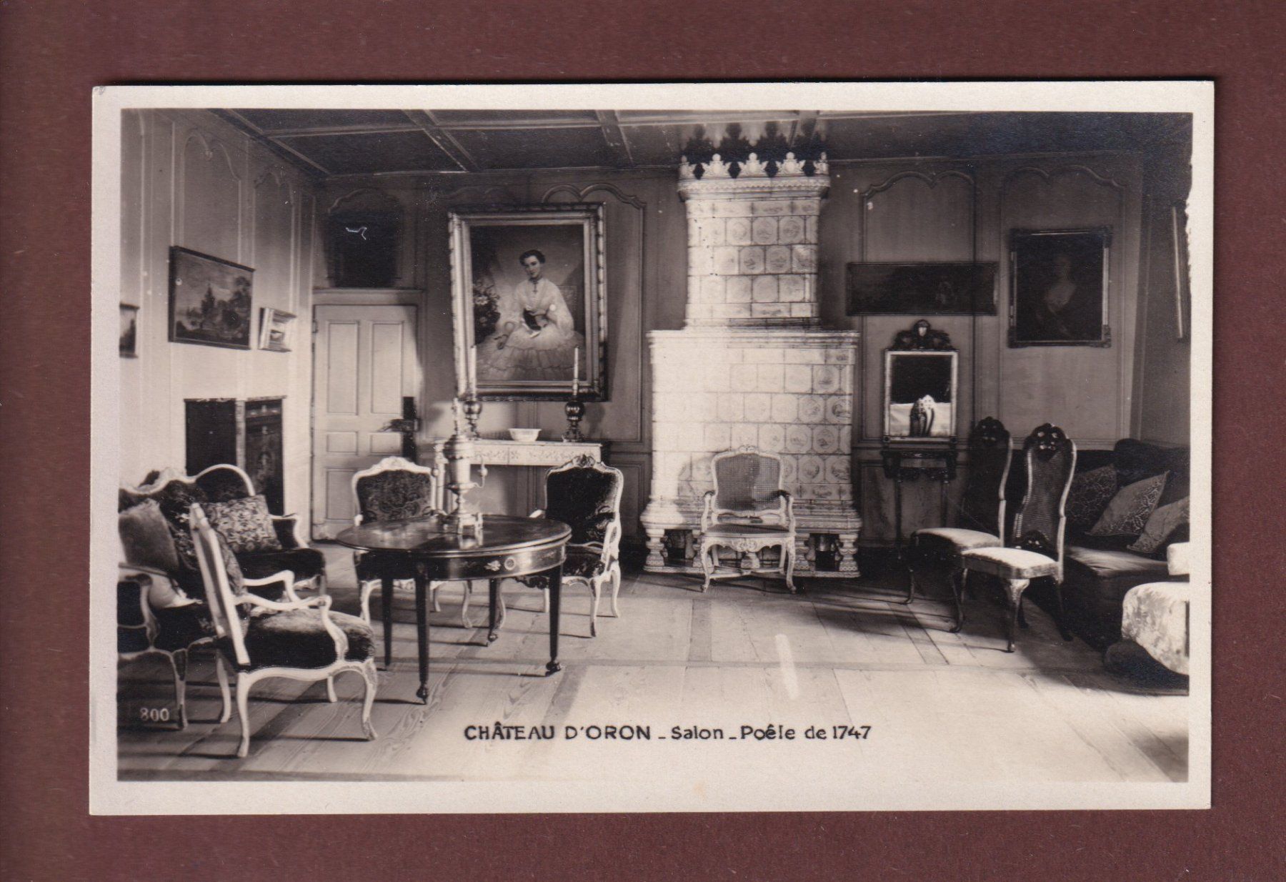 Cartoline postali: ORON - Château - Salon – Usato da Pully venduto da nicecards-shop