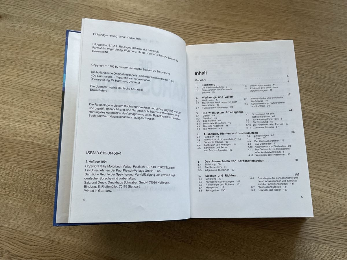 Libri: Karosserie Reparatur Buch -Oldtimer Restauration – Usato da Brig venduto da Ruffi74 1