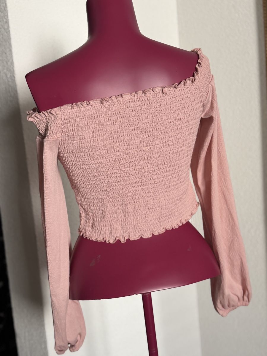 H&M Camicette: Rosa Off-Shoulder Bluse – Nuovo (secondo la descrizione) da Niederuzwil venduto da Lisascloset 1