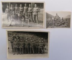 AK Fotos 3x Armee RS- / WK-Soldatentrupp, 1929