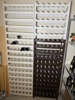 Weinregal Kunststoff weiss und braun (für 204 Flaschen)