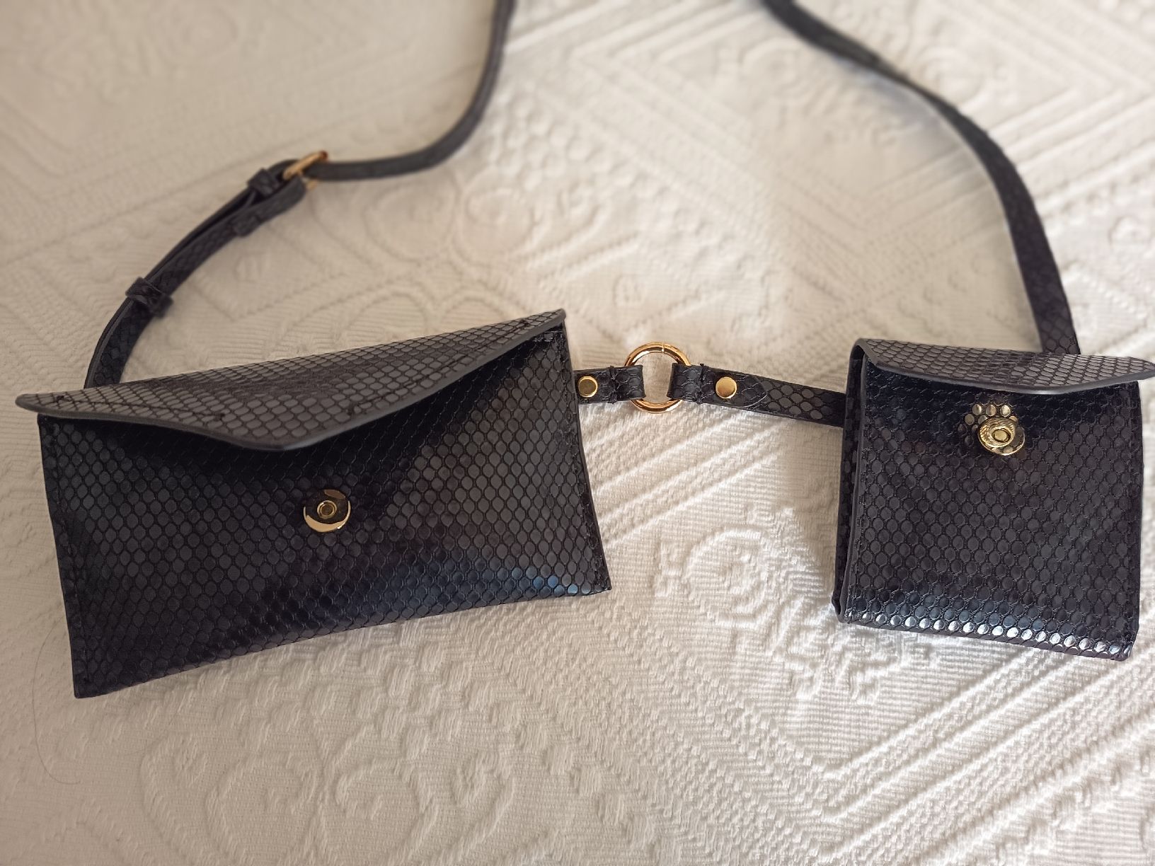 Zara Taschen für Damen: Belt Bag Textured with Two Pouches – Neu (gemäss Beschreibung) aus Basel von beg_6v7r 2