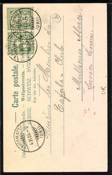 Cartes postales: AK Schöllenen, Gotthardroute, 1906 – D'occasion à Berlin par bartko-reher 1
