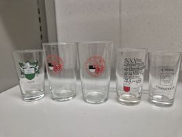 Lot Verres de vin blanc anciens