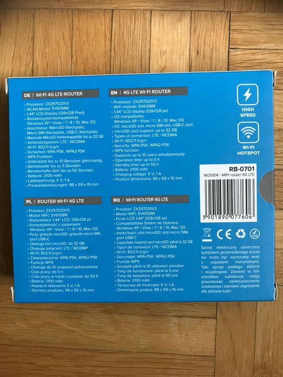 Rebel RB-0701 Router (Neu und originalverpackt) in Zürich für CHF 39.95 ...
