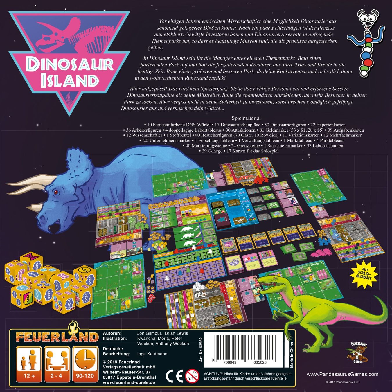 Giochi: Spiel Dinosaur Island – Nuovo e nell'imballaggio originale da Uster venduto da Ludit 1