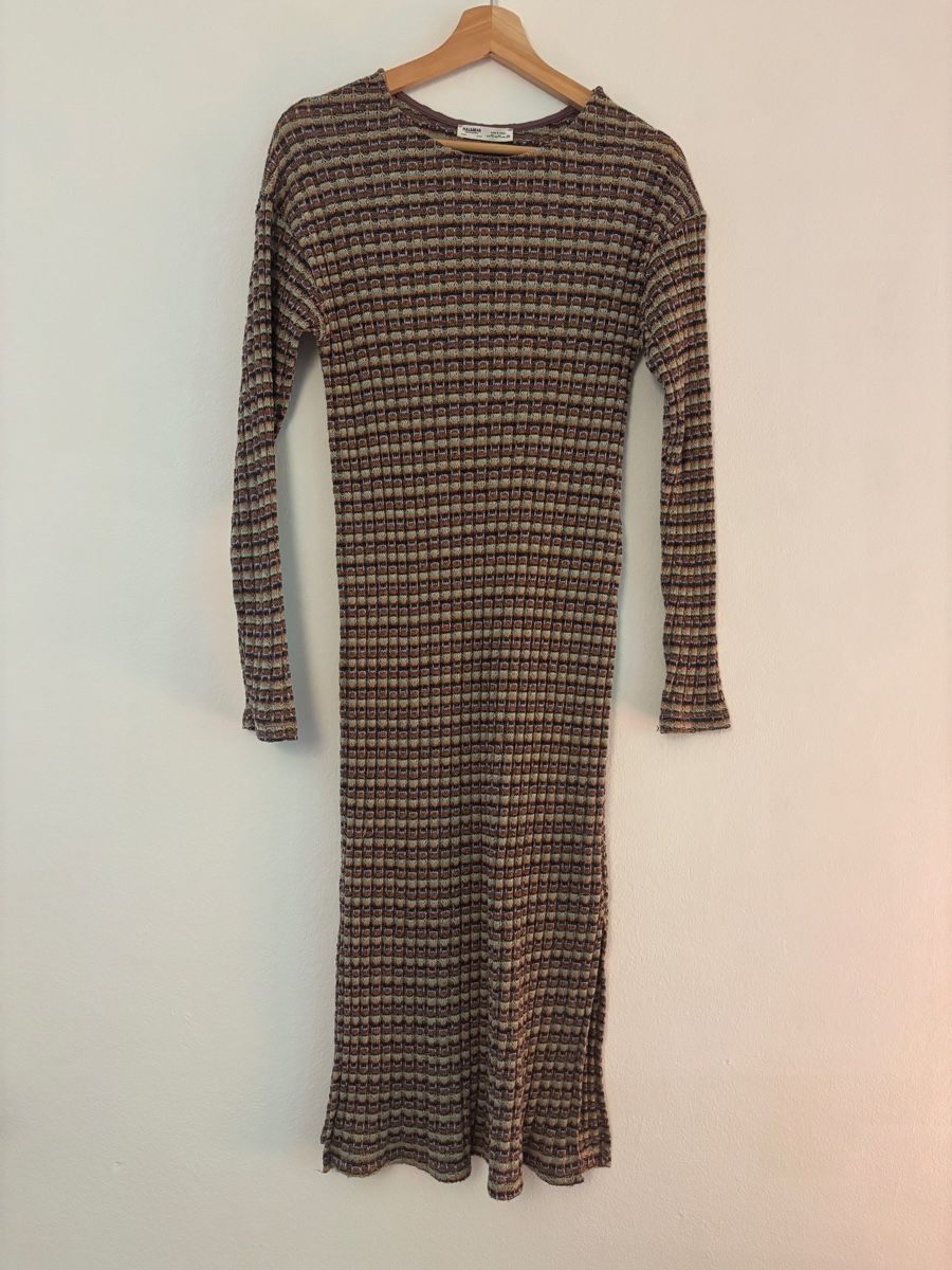 Pull&Bear Vestiti: Pull&Bear Strickkleid, Gr. M, Lila orange gestrickt Sommer – Usato da Riehen venduto da selma.s