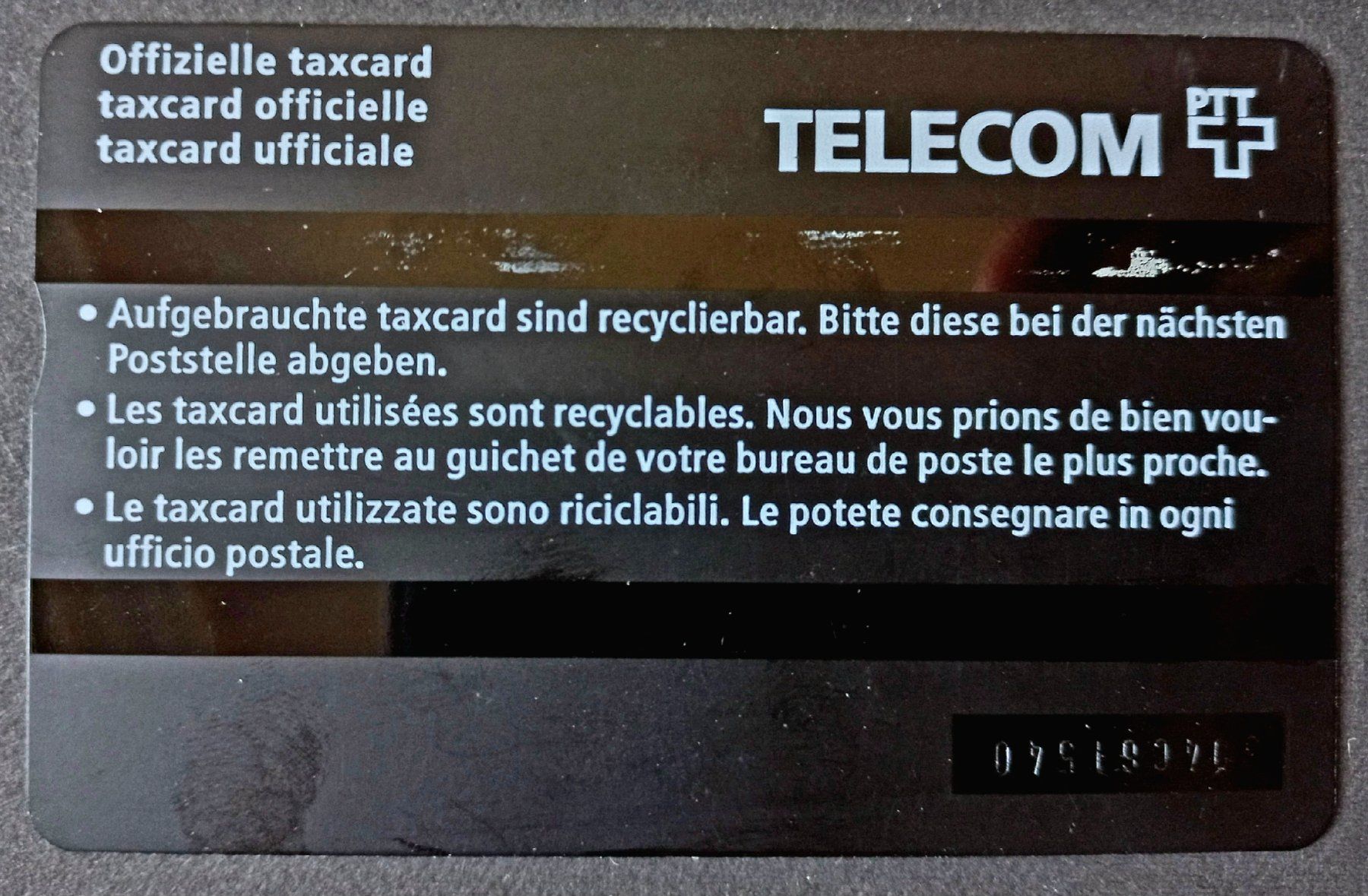 Swisscom Schede telefoniche: Taxcard - Landschaften - CH – Usato da Niederuzwil venduto da lubimaja 1
