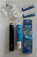 2 Elektrische Oral B Zahnbürsten mit neuen Bürstenköpfen