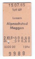 Billette Luzern - Alpnachstad - Meggen