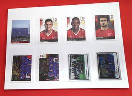 8 Panini Euro 2008 Schweiz Sticker SWI, TUR, FRA Top Zustand