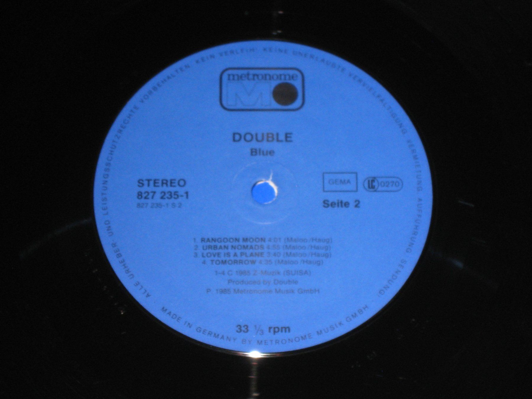 Dischi in vinile: LP - DOUBLE - BLUE – Usato da Steckborn venduto da Quo7 2