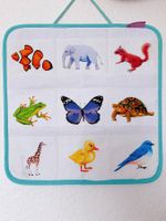 Lovevery Quilted Animal Pockets Hängendes Pochettes Realist