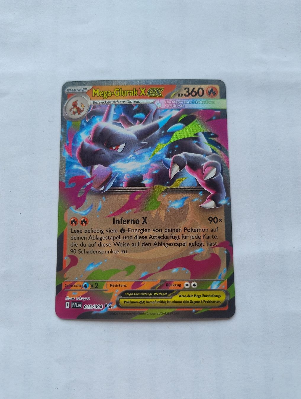 Pokémon Carte collezionabili: Mega Glurak X ex (013/094) DE – Nuovo (secondo la descrizione) da Wangen SZ venduto da routheman