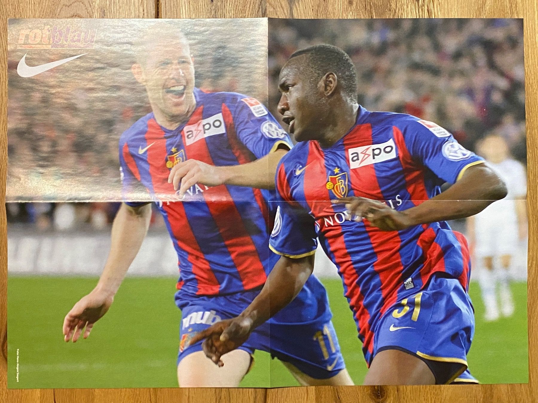 Foto & Immagini: FC Basel Scott Chipperfield / Jacques Zoua – Usato da Büsserach venduto da Gimenez77