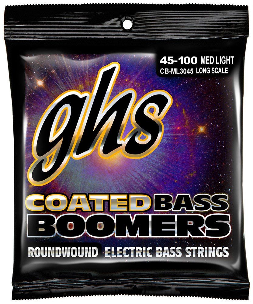 Strumenti musicali: GHS Strings Electric Bass 4-String Coated Boomers @ 45-100 – Nuovo e nell'imballaggio originale da Zofingen venduto da Rodeln