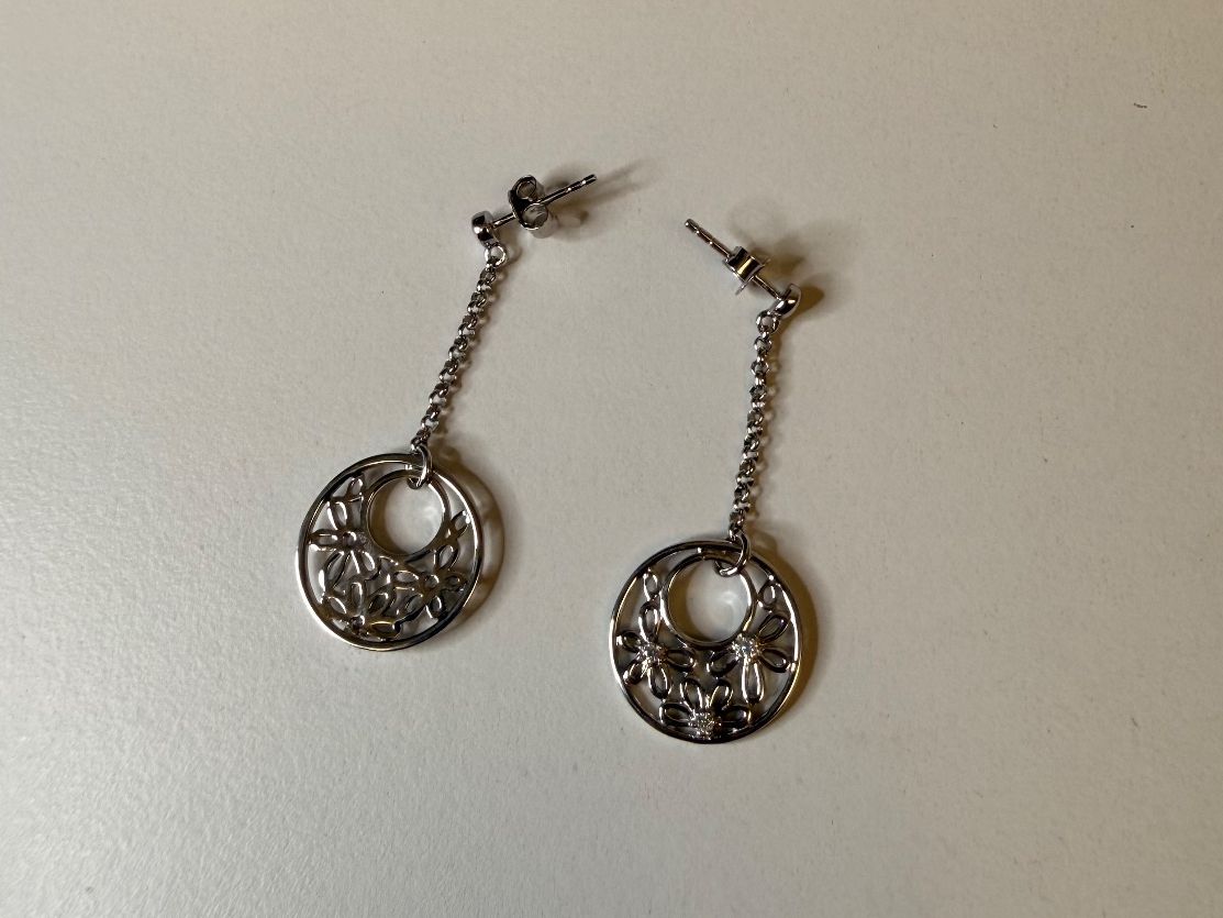 Ciondoli: Blumen Set Silber 925 Zirkonia – Nuovo e nell'imballaggio originale da Zug venduto da gold.schmuck 3