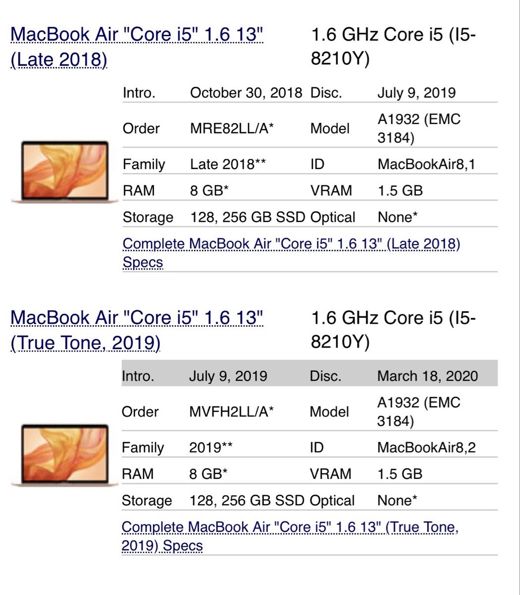 Apple Notebook: MacBook Air 2018/2019 – Difettoso da Adliswil venduto da Busys 4