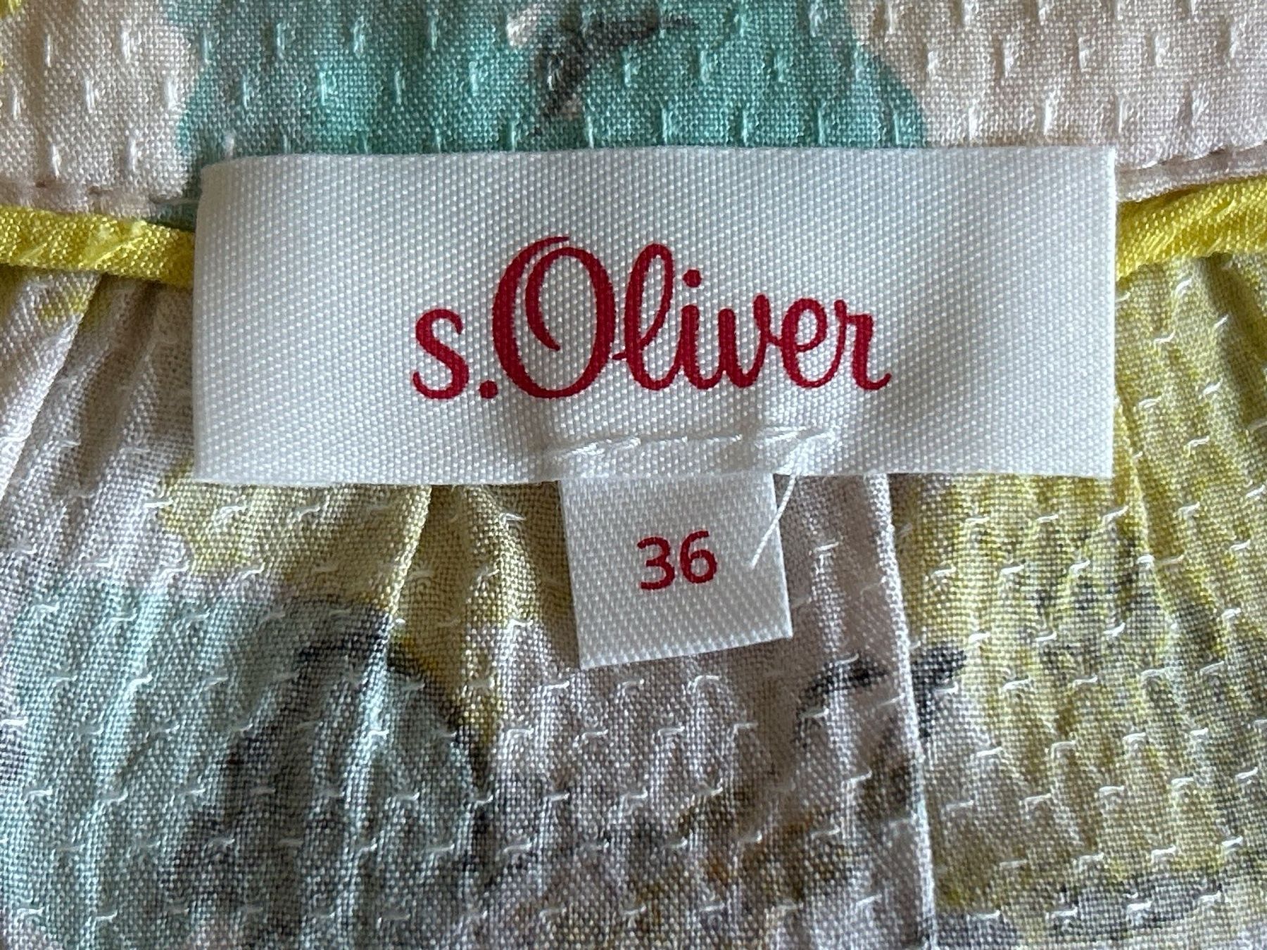 S.Oliver Camicette: Blusenshirt mit Muster von s.Oliver Gr. 36 – Usato da Brunnen venduto da Nala2929 6
