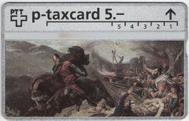 5 CHF Kulturraum Viamala - seltene Künstler Taxcard