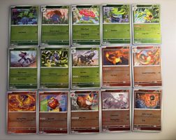 Lot 80 cartes Pokémon brillantes Phantasmal Flames anglais