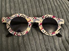 Sonnenbrille Swatch gemustert schwarz neuwertiger  Zustand