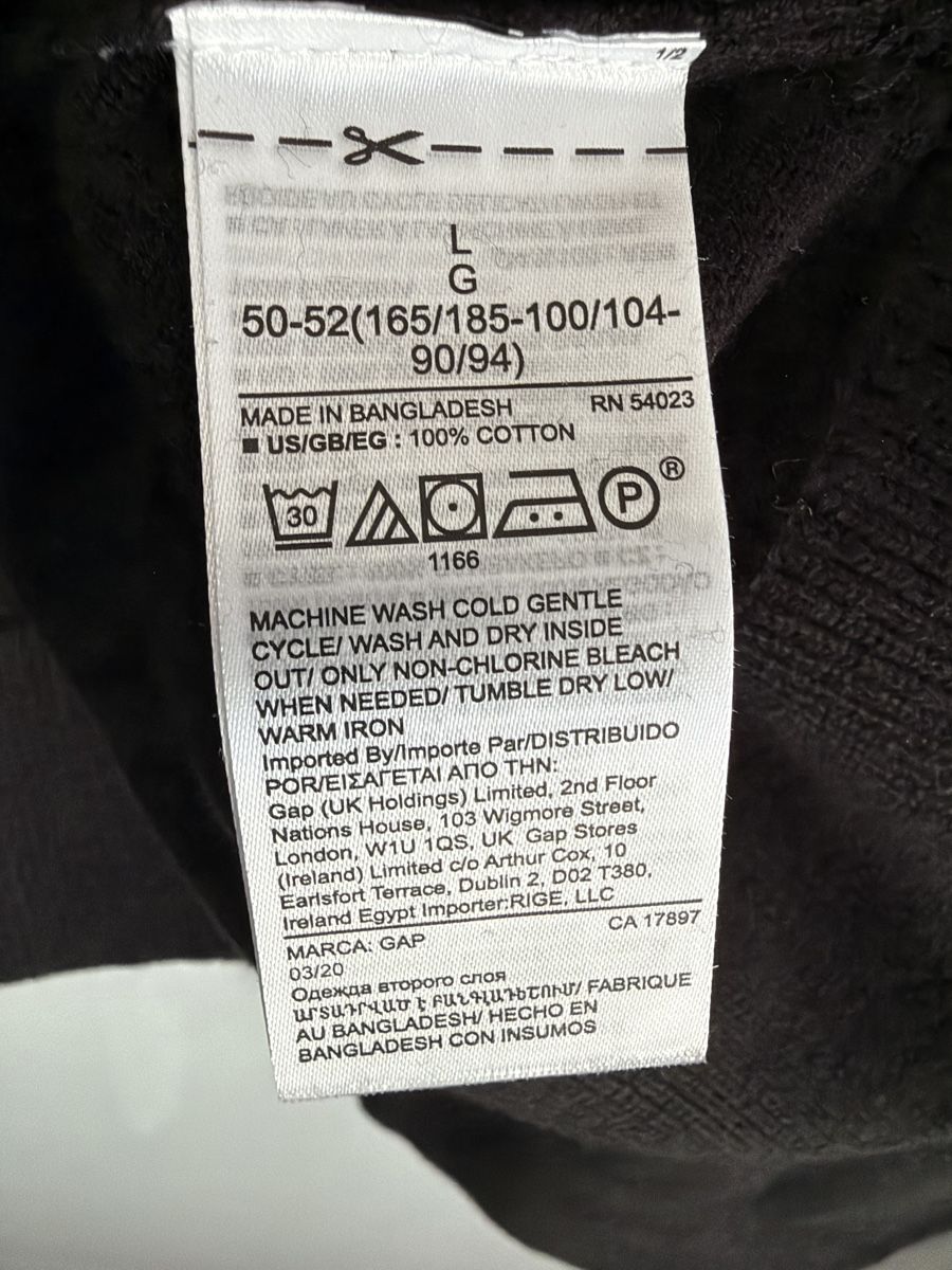 Gap Maglioni & Felpe: GAP Herrenpullover aus 100% Baumwolle in schwarz – Usato da Grenchen venduto da servet.t 3
