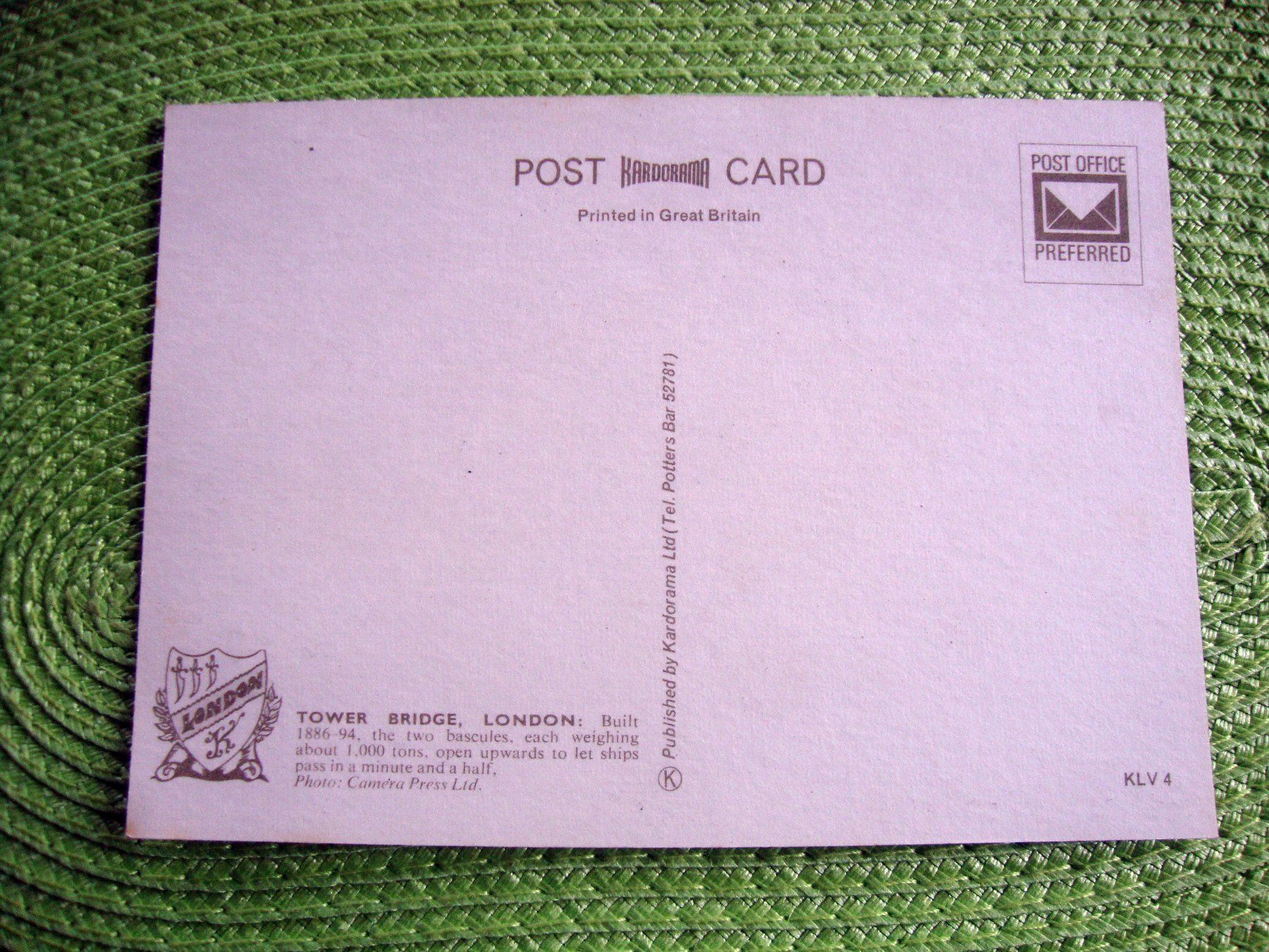 Cartoline postali: Tower Brige London mit Schiffsdurchfahrt AK – Nuovo (secondo la descrizione) da Döttingen venduto da Kubuli1 1