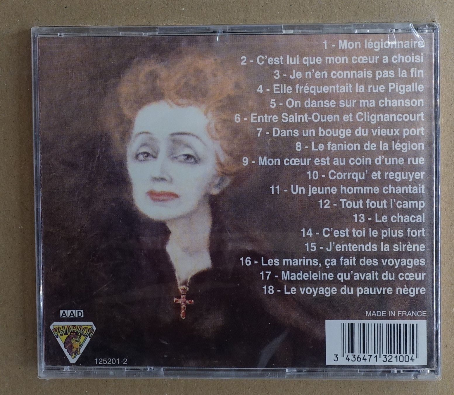 CD: Edith Piaf Vol. 1 - Mon Légionnaire - D15 – Nuovo e nell'imballaggio originale da Sessa venduto da discoverymedia 1