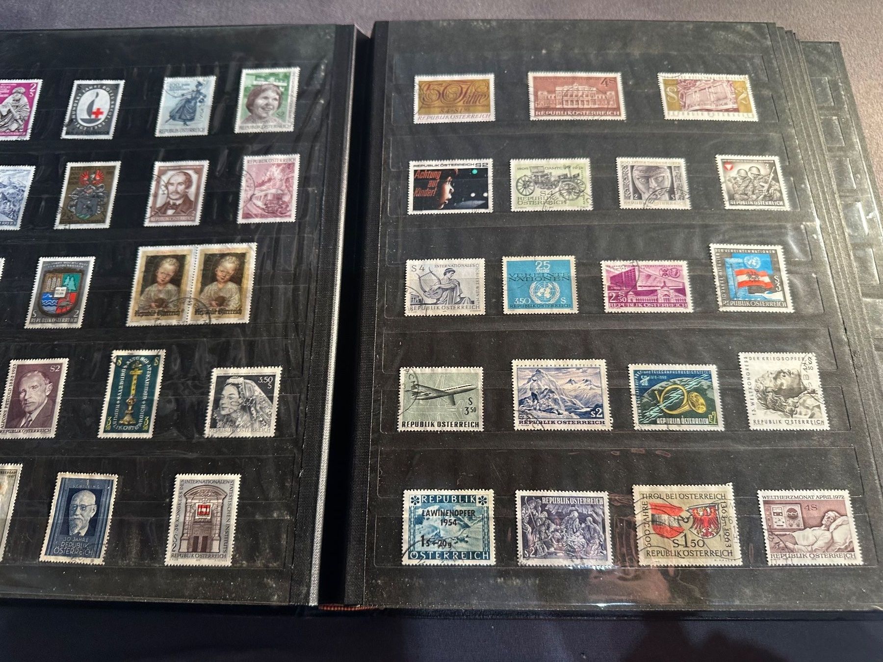 Tutti i francobolli: Sammlung Österreich - Schweiz mit einigen Postfrischen – Usato da Stettfurt venduto da 2442 3