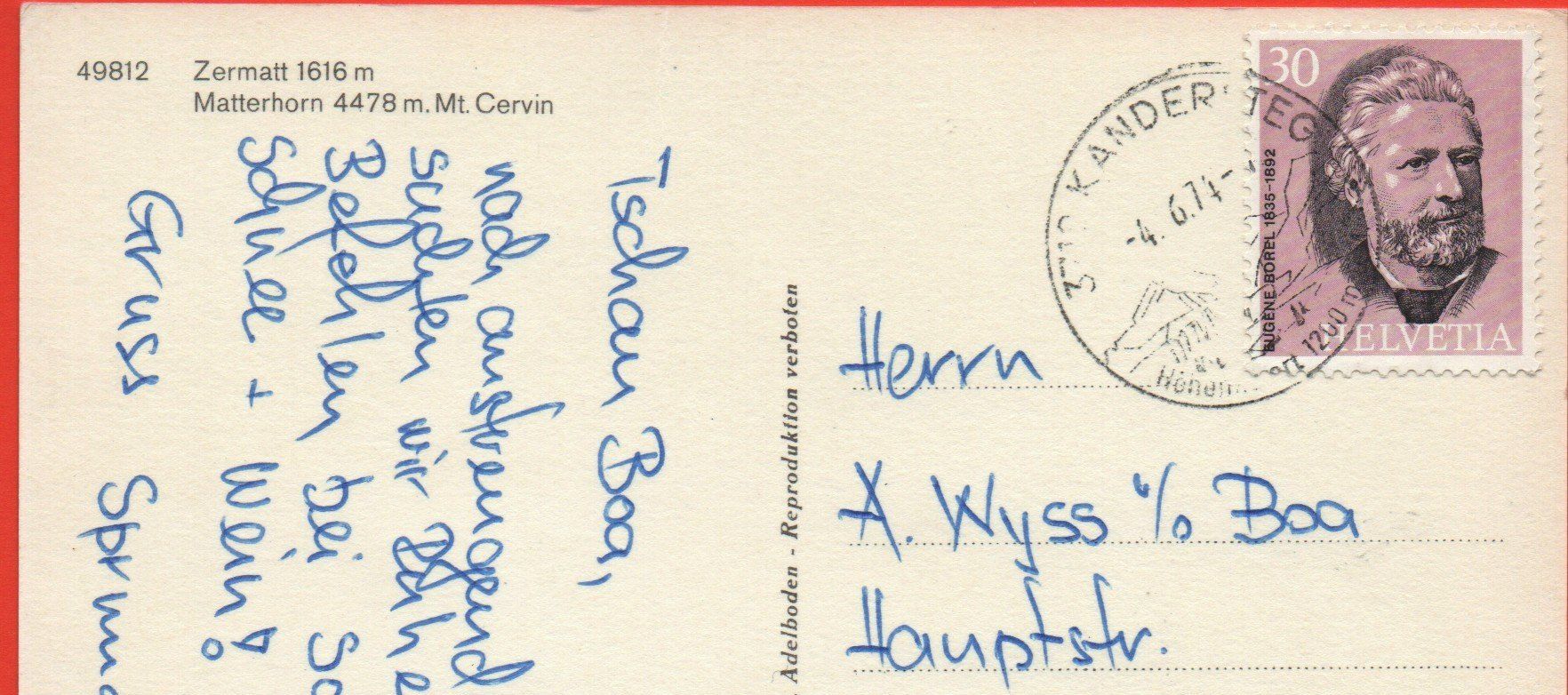 Cartes postales: ZERMATT Matterhorn – D'occasion à Jona par philajona 1