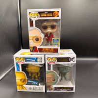 Funko Pop! Stan Lee 656 & 07 The Rock 46 3er Set