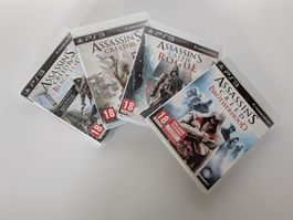 Assassin's Creed PS3 Collection: 4 Spiele!