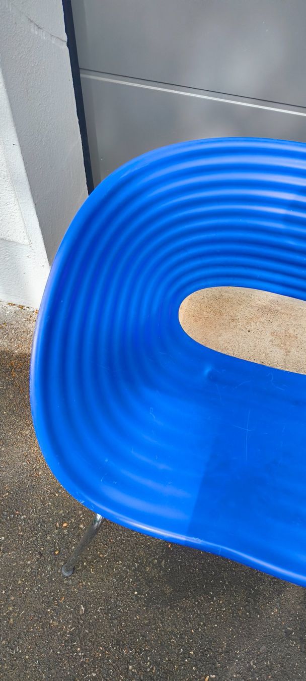 Vitra Sedie: Vitra Tom Vac Stuhl Blau – Usato da Bern venduto da Ghanem 4