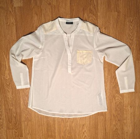 Weisse Bluse Gr 40