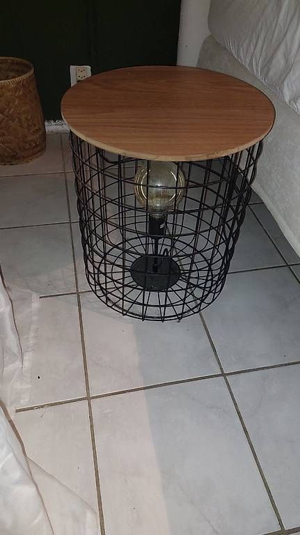 Comodini: Nachttisch mit integrierter Lampe – Usato da Koblenz venduto da holz1971 2