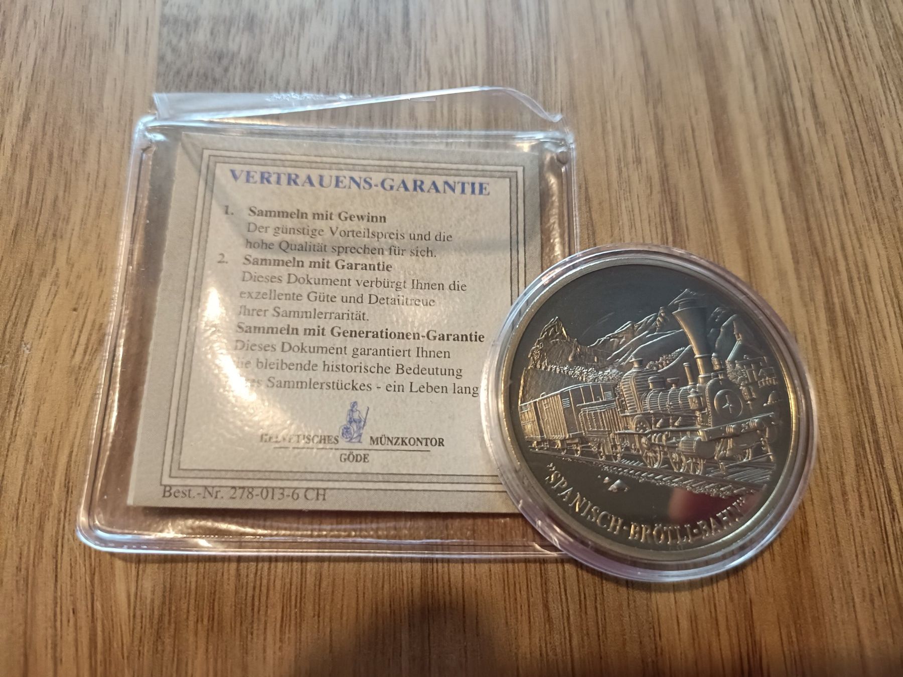 Médailles: 1 médaille ,, Spanish-Brötli-Bahn'' année 1998 – D'occasion à Sion par dav_96jh 4