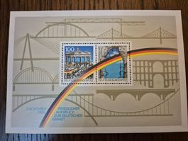 Deutsche Bundespost Block 9. Nov 1989, Öffnung der Mauer