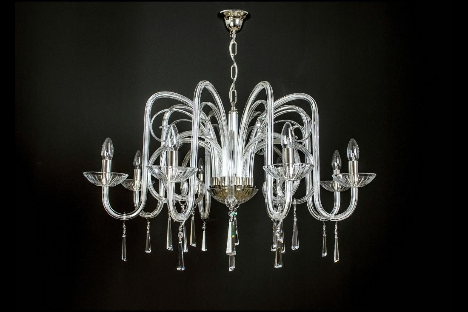 Lampadari & plafoniere: Kronleuchter Aranea 8 Silber – Nuovo e nell'imballaggio originale da Glattfelden venduto da Bohemiancrystal