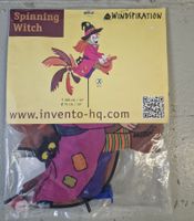 : Windspiel Hexe auf Besen Neu